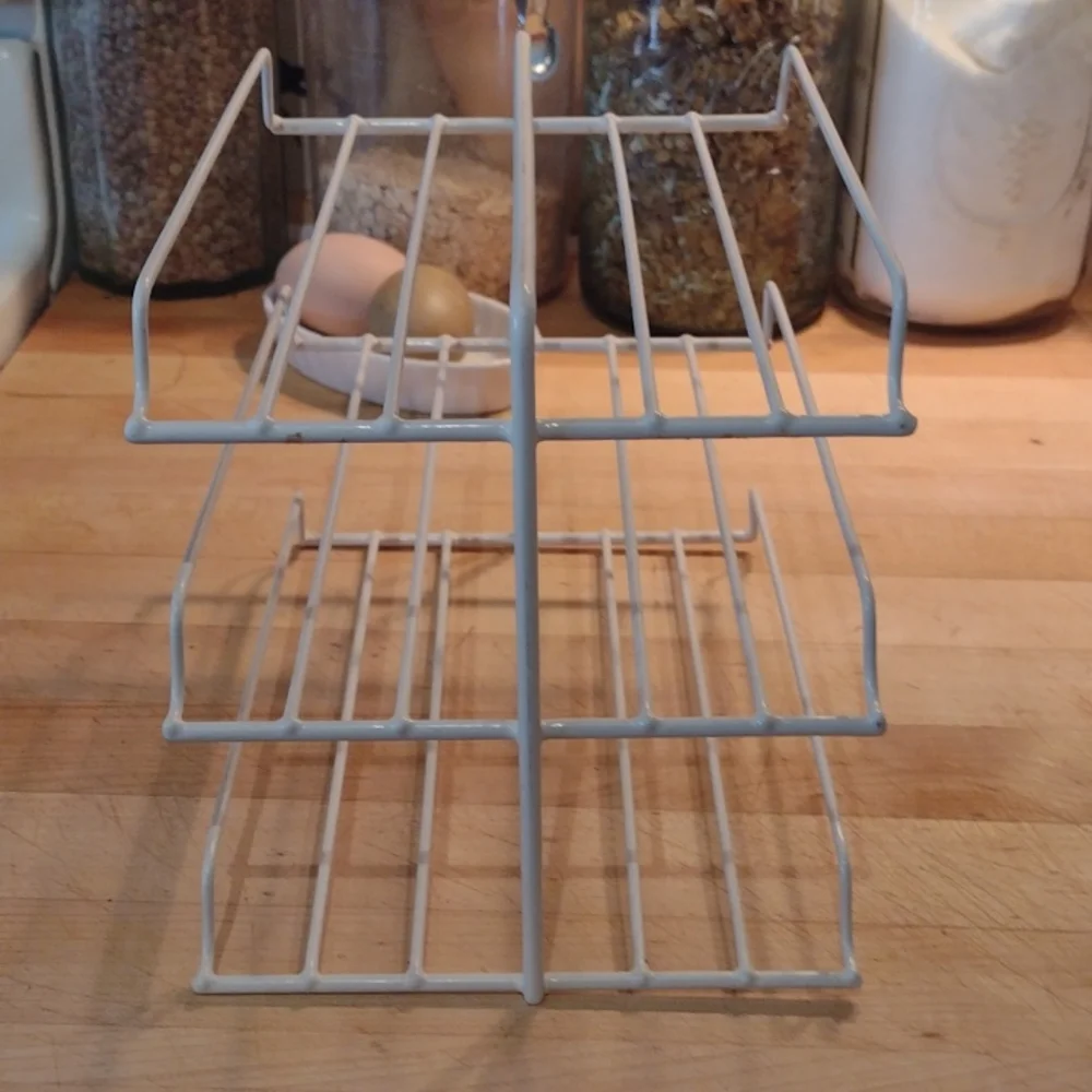 Vintage Coated Wire Kitchen Wrap Holder - Picture 1 of 7